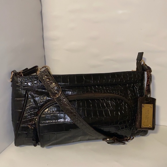 Charles David Vintage  Genuine Leather Purse | Alligator print - Picture 2 of 9